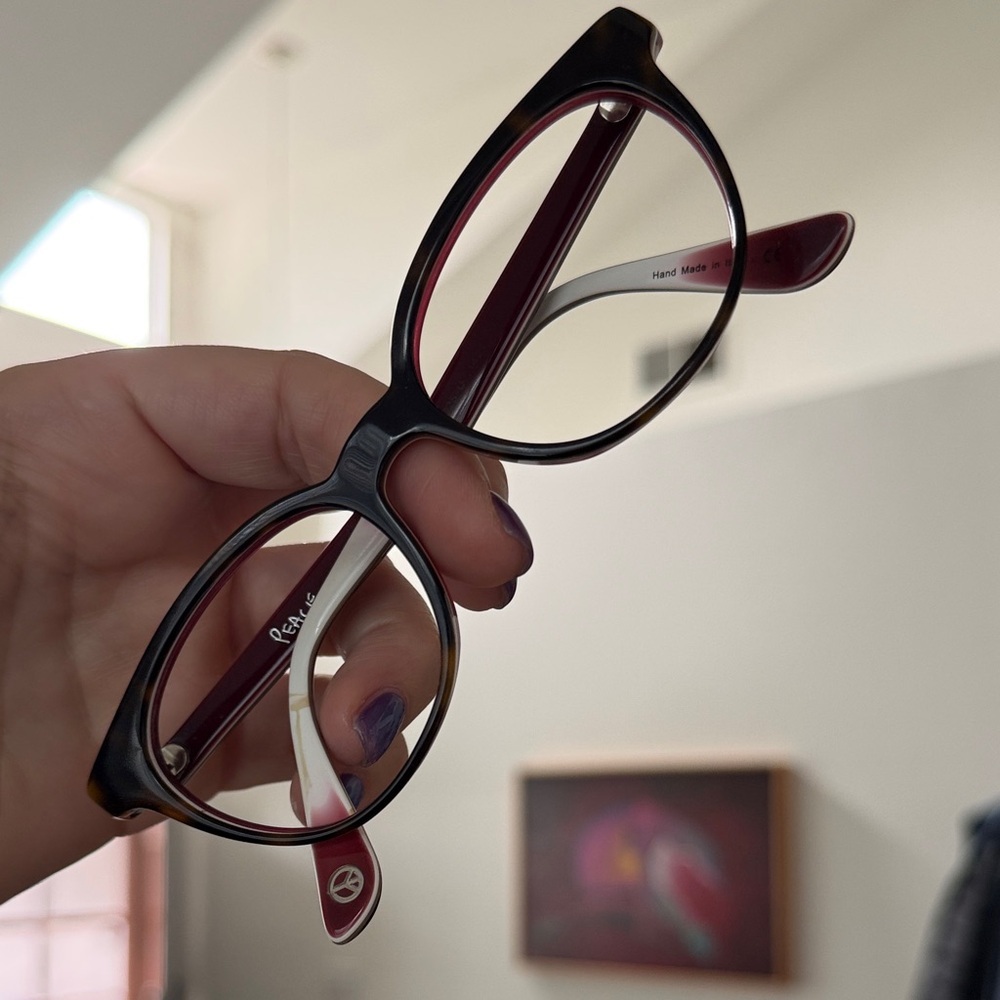 Paul Smith Black and Burgundy Women's Eyeglass Frames Janette 51 eye